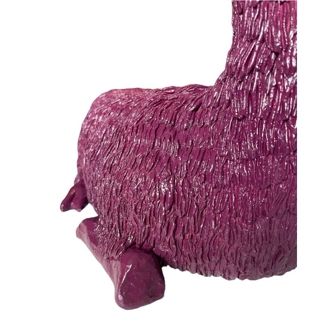 Ceramic 1970s Alpaca Ceramic Stoneware Doorstop For Sale - Image 7 of 7