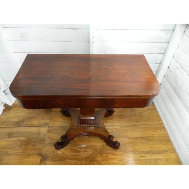 Antique Rosewood Games Table with Fold Over Lid For Sale - Image 15 of 15