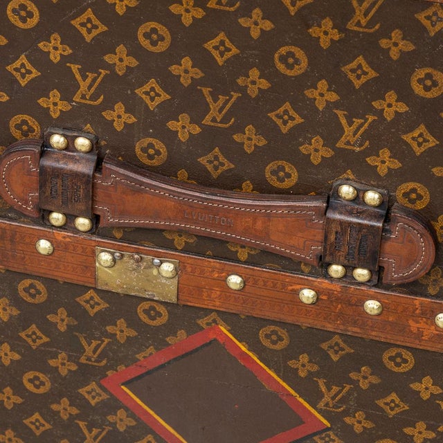 Wardrobe Trunk in Monogram Canvas from Louis Vuitton, France, 1930s For Sale - Image 13 of 18