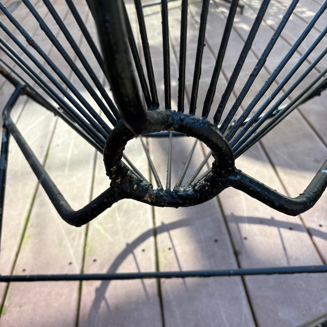 Mid 20th Century Vintage Mid-Century Hand-Welded Steel Acapulco Lounge Chairs With Attached Drink Holders — Pair For Sale - Image 5 of 12