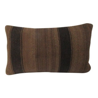 Brown Kilim Pillow Cover For Sale