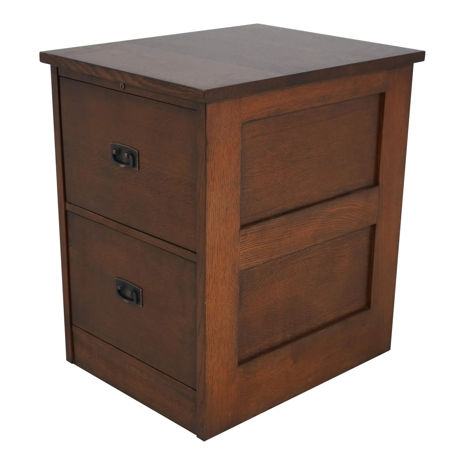 Stickley Mission Oak 2 Drawer File Cabinet | Chairish