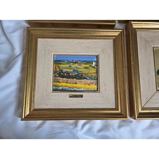 Enamel Miniatures after Degas, Picasso, Van Gogh and Renoir, 1980s, Set of 4 For Sale - Image 10 of 13