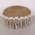 Our product is entirely handcrafted from natural raffia, with the edges elegantly shaped using macrame yarn. This...