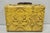 Vintage Mid Century Modern Faux Python Snakeskin Travel Toiletry Case Suitcase For Sale - Image 13 of 16