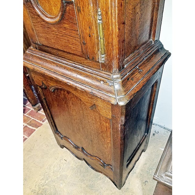 18c French Country Tall Case Grandfather Clock For Sale - Image 15 of 17