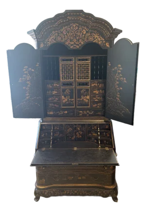 Chinoiserie Secretary Desk