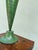 Mid-Century Modern Green Enameled Metal Cone Vase For Sale - Image 4 of 6