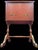 Vintage 20th Century English Style Red Japanned Hinged Two-Sided Flip-Open Sewing Cabinet For Sale - Image 11 of 18