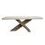 Wood Cairn X-Base Rustic Modern Console Table For Sale - Image 7 of 12