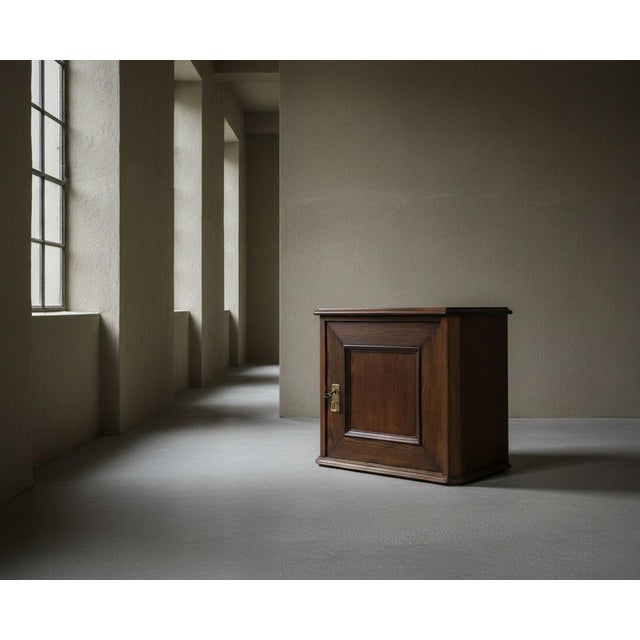 Brown Antique Danish Oak Cabinet, Late 19th-Early 20th Century For Sale - Image 8 of 18