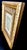 Late 20th Century Vintage Traditional Gold Toned Wood Reed & Leaf Hollywood Regency Style Crystal Art Gallery Frame 5 X 7. For Sale - Image 5 of 8