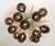 21st Century Mezzo Satin Brass Smoky Murano Flush Mount by Fabio LTD For Sale - Image 6 of 9