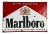 Vintage Marlboro Metal Sign, 1950s For Sale