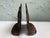 Brown Vintage Heavy Cast Iron Elizabethan Galleon Ship Bookends – Nautical Maritime Library Decor – Pair For Sale - Image 8 of 11