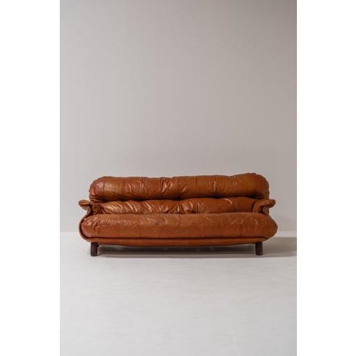 3-Seater Lounge Sofa by E. Cobianchi for Insa, Italy, 1970s For Sale - Image 3 of 18