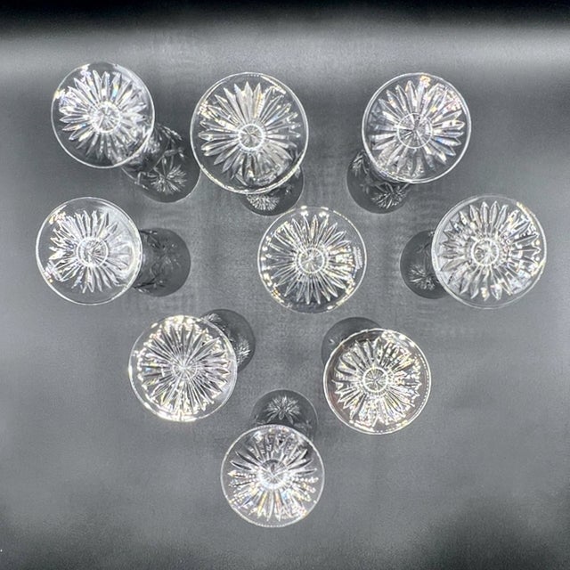 Vintage Scottish Champagne Flutes, 1950s, Set of 9 For Sale - Image 11 of 13