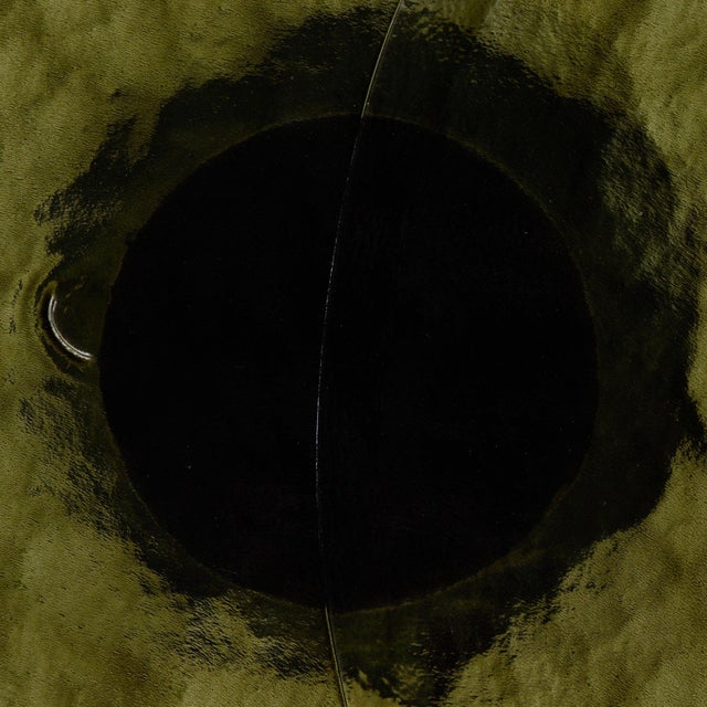 Black Four Hands Zevon End Table - Moss Cast Glass For Sale - Image 8 of 12