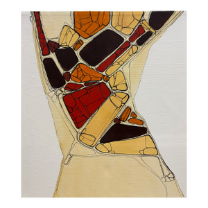 1980's Acrylic on Canvas Signed Prevatt