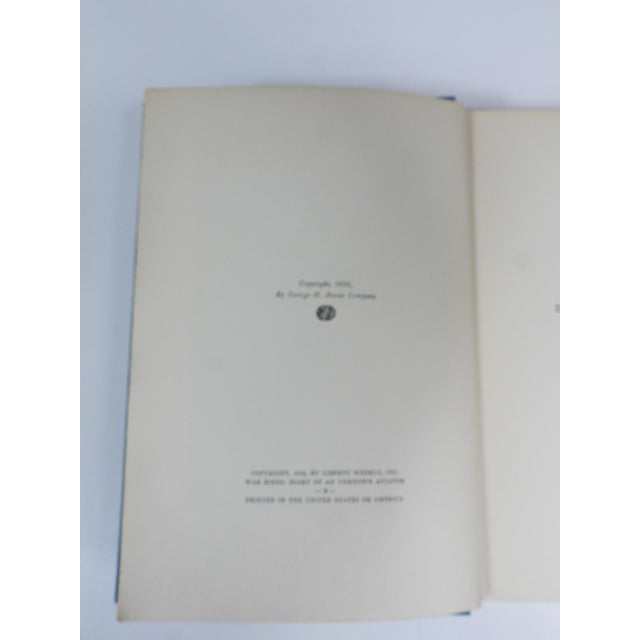 Blue 1926 War Birds Diary of an Unknown Aviator Wwi Book For Sale - Image 8 of 10