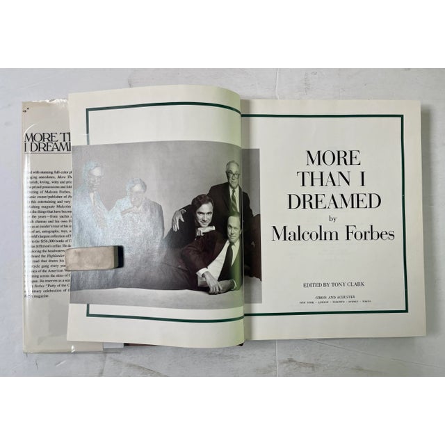 American More Than I Dreamed: A Lifetime of Collecting, by Malcolm Forbes, 1989, 1st Printing, Signed For Sale - Image 3 of 9