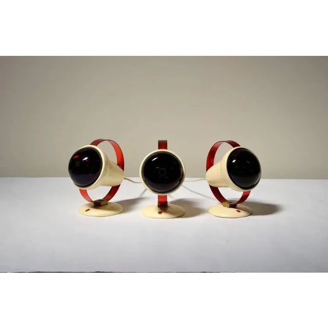 Charlotte Perriand Infrared Wall Sconces by Charlotte Perriand for Philips - Set of 3 For Sale - Image 4 of 10