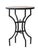 Moroccan Matthew Izzo Home Moroccan Zellige Unglazed Pink Tile and Iron X Base 24" Round Bistro Table For Sale - Image 3 of 3