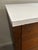 1960s Florence Knoll Walnut + White Laminate 5 Drawer Chest For Sale - Image 11 of 11