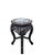 Antique Chinese Carved Hardwood Side Table with Marble Insert & Mother-of-Pearl Inlay A beautifully crafted Chinese carved...