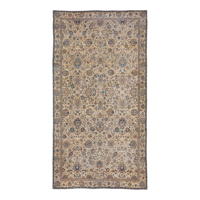 Palace Size Antique Indian Rug - 14'6" x 26'9" For Sale