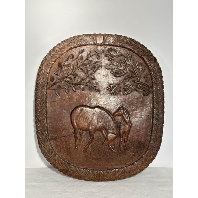 Early 20th Century Folk Art Carved Monoxylous Panels, Set of 3 For Sale - Image 5 of 18