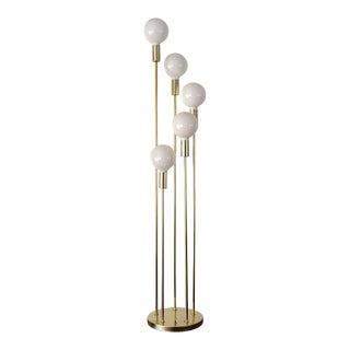 Mid-Century Modern Robert Sonneman Waterfall Floor Lamp For Sale