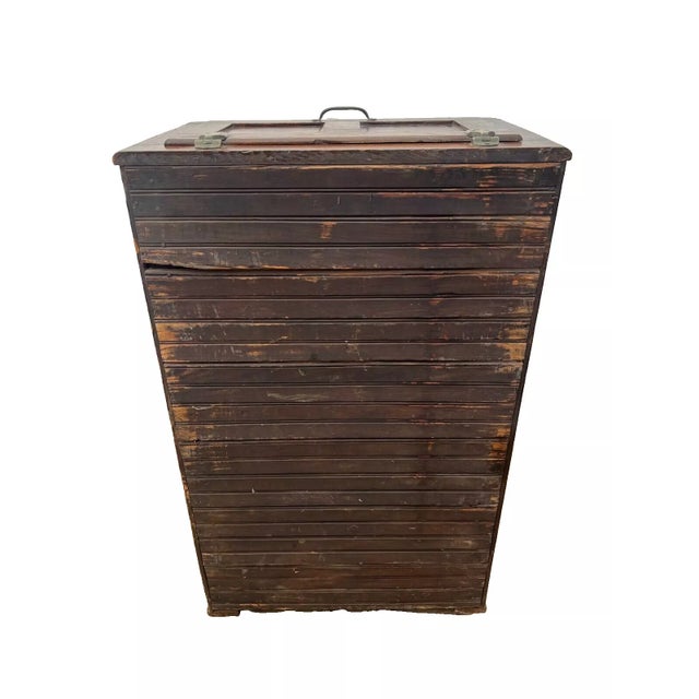 Antique Glacier Turquoise Ice Box Top and Bottom Storage Two Doors Ready to Use For Sale In Palm Springs - Image 6 of 12