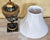 Metal Wildwood Hand Painted Toleware Urn Table Lamp, Rocky Mount Nc, Floral Black & Gold For Sale - Image 7 of 18