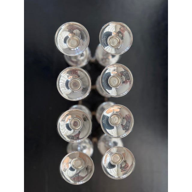 1980s 1980s Cartier Sterling Silver Goblets- Set of 7 For Sale - Image 5 of 6