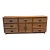 Vintage 1970’s 72”Faux Bamboo Credenza Dresser For Sale