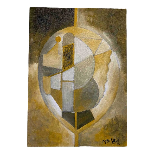 Ferdinando Meccani, Monocromia Quattro, 1981, Oil on Canvas For Sale