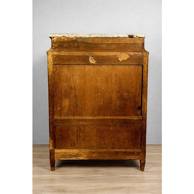 Louis XVI Secretaire in Precious Wood Marquetry For Sale - Image 4 of 10