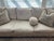 Kreiss Collection, Beautiful Ivory Giverny Sofa-Down, With Bullion Cording, Seats Three,