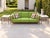Contemporary Jerome Side Tables in Reed Brass Finish by Michael Taylor, Set of 2 For Sale - Image 3 of 4