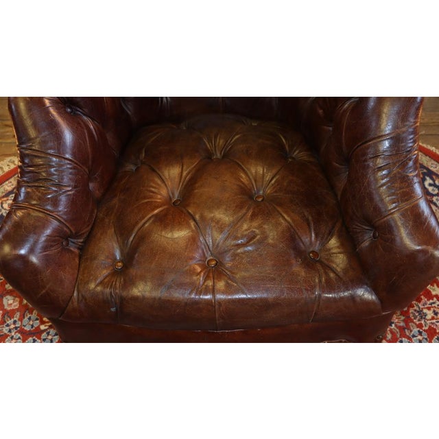 Branco Library Armchair in Tan Leather from Timothy Oulton, 2010s For Sale - Image 16 of 18