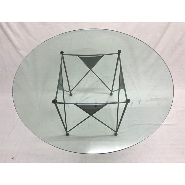 1980s Midway Table with Chairs by Frank Lloyd Wright for Cassina, 1980s, Set of 5 For Sale - Image 5 of 7