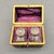 Travel Set with Lined Suitcase and Antique Perfume Bottles, 1850s, Set of 3 For Sale - Image 8 of 8