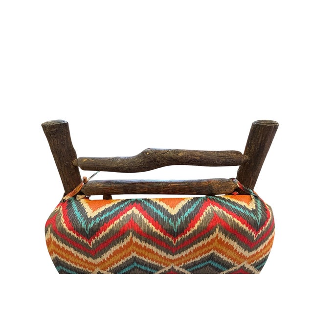 Vintage Classic American Rustic Log Rocking Chairs, a Pair For Sale In Greensboro - Image 6 of 11