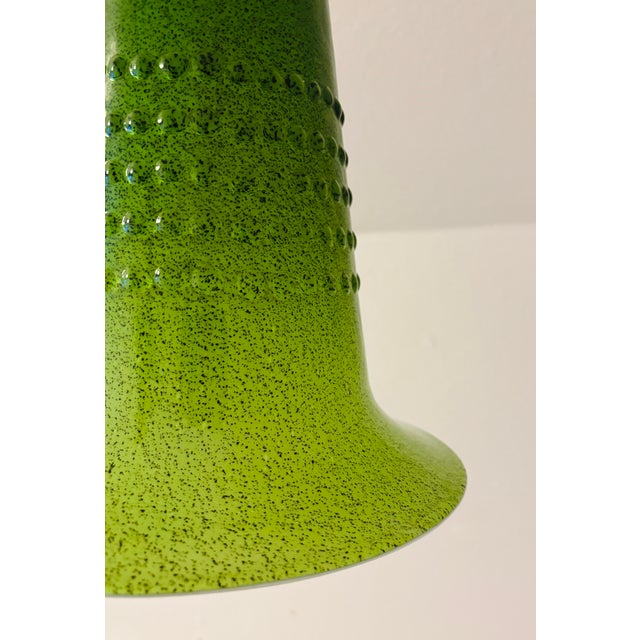 1960s Green Glass Pendant Light, 1960s For Sale - Image 5 of 8