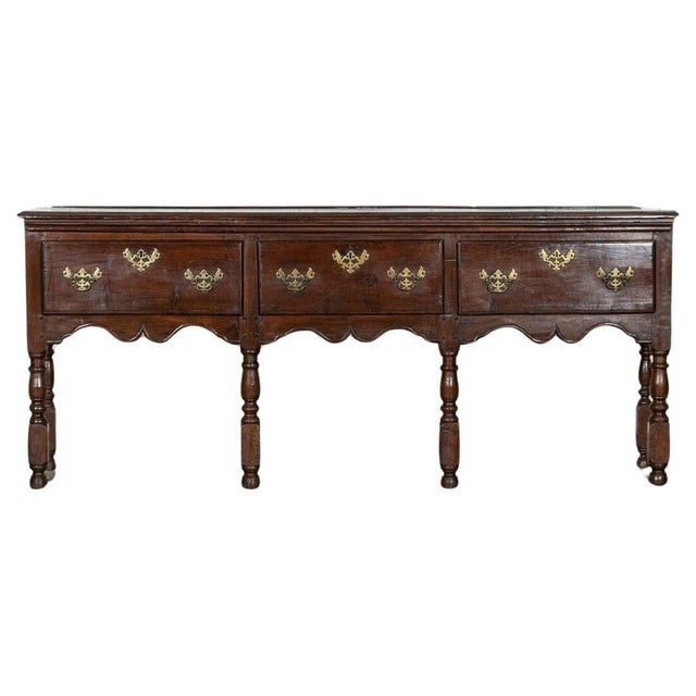 Large 18th Century English Oak Dresser, 1780s For Sale - Image 17 of 17