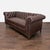 Traditional Highland House 3-Seat Brown Leather Chesterfield Sofa For Sale - Image 3 of 12