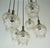 Mid-Century Cascade Pendant Light with 7 Shades in Bubble Glass and Chrome, 1960s For Sale - Image 4 of 13