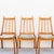 R. Huber & Co. Vintage Danish Modern Mid Century Teak Slat Back Dining Chairs For Sale - Image 4 of 15