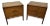 Mid-Century Modern Walnut Nightstands, Pair For Sale